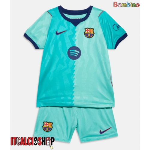 Barcelona Lamine Yamal #10 Terza Maglia Bambino 2026-27 Manica Corta (+ Pantaloni corti)